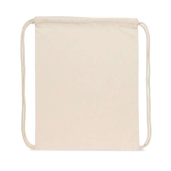 Impact AWARE™ Recycled Cotton & Poly Drawstring Backpack