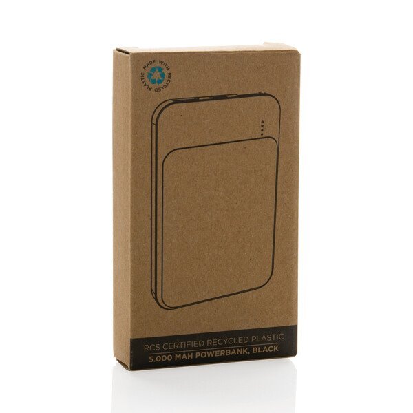 RCS Recycled Plastic Power Bank, 5000mAh