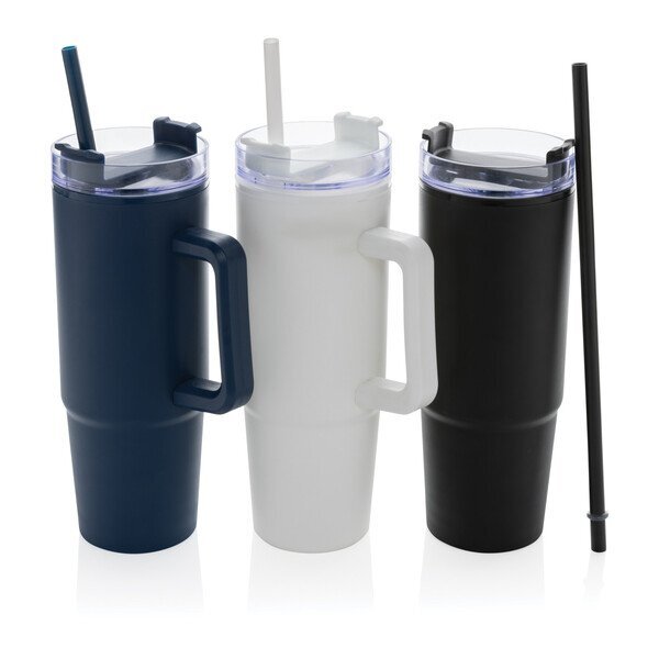 Tana Double Wall RCS Plastic Tumbler w/ Handle, 30.4oz.
