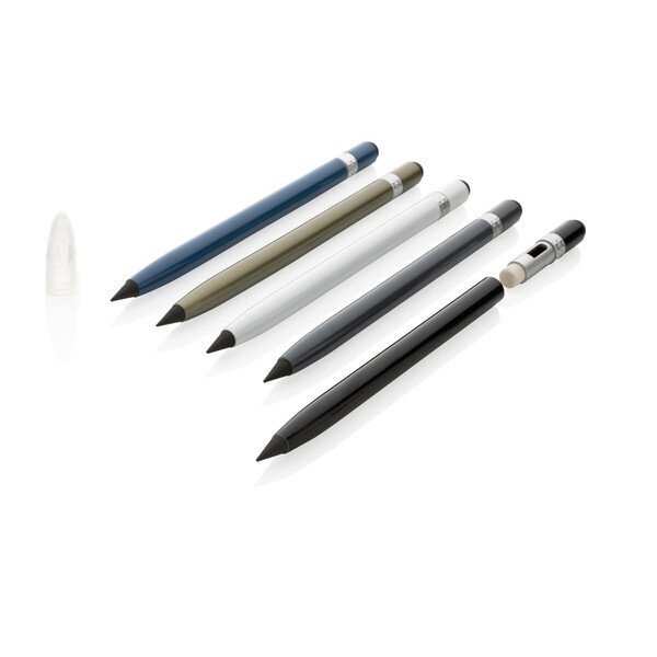 Aluminum Inkless Pen w/ Eraser
