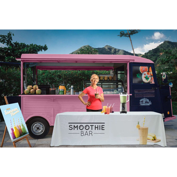 Eco-Wise 4-Sided Table Throw, 8' - Full Color, Full Bleed