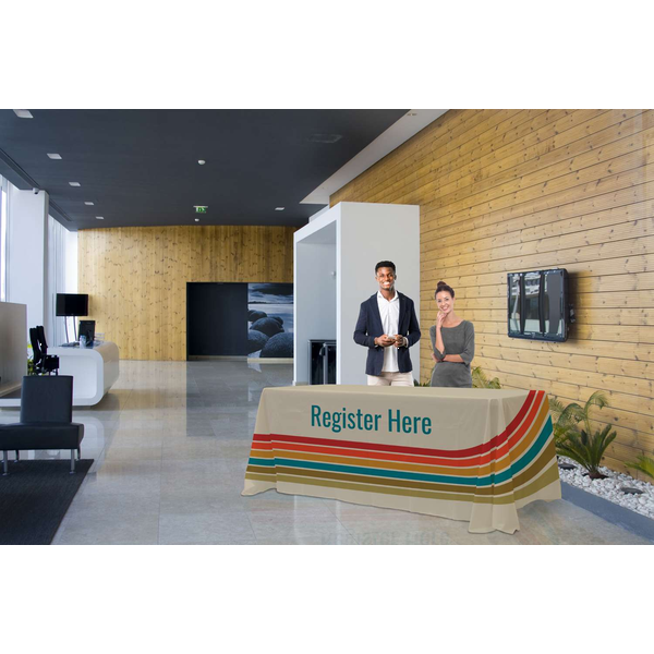 Enviro Pro 4-Sided Table Throw, 6' - Full Color Full Bleed