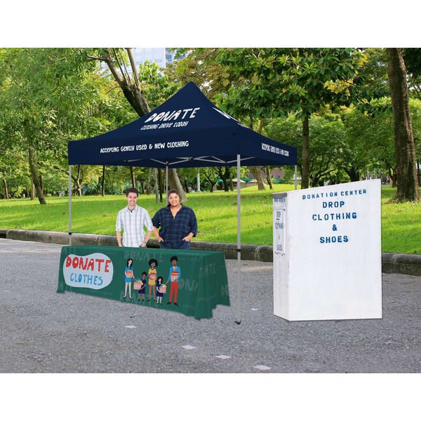 Enviro Pro 4-Sided Table Throw, 8' - Full Color Full Bleed