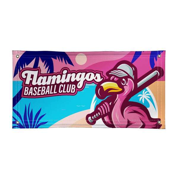 Nylon Single-Sided Banner, 2' x 4'