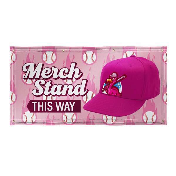 Nylon Single-Sided Banner, 3' x 6'