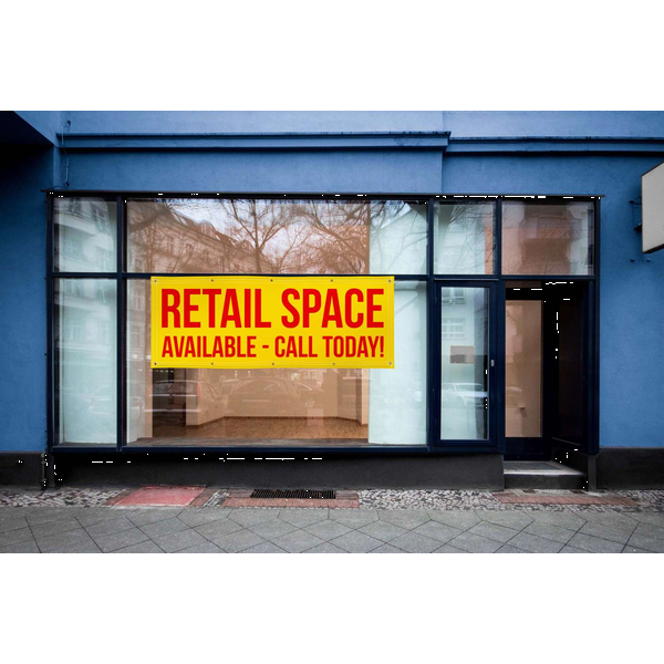 Nylon Single-Sided Banner, 3' x 8'