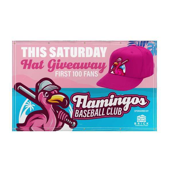 Nylon Single-Sided Banner, 5' x 8'