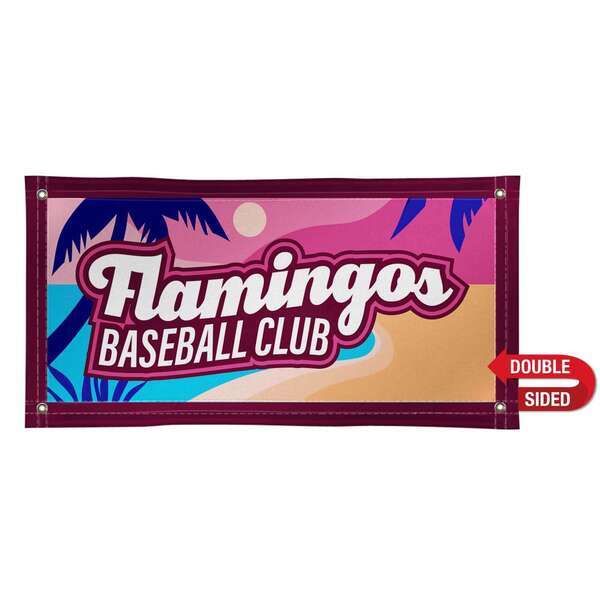 Nylon Double-Sided Banner, 2' x 4'