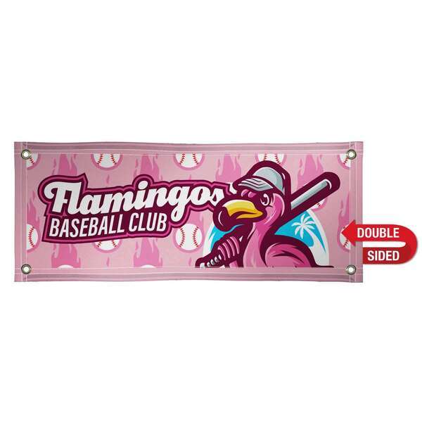 Nylon Double-Sided Banner, 2' x 5'