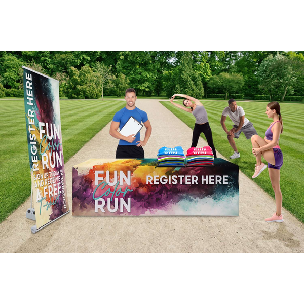 Plaza Retractor Banner Display Kit, 36-1/4"