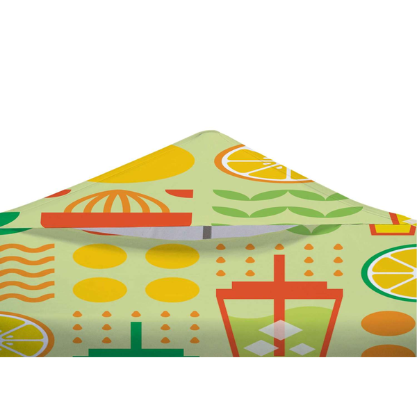 Deluxe 10' Tent w/ Vented Canopy, Full Color Imprint