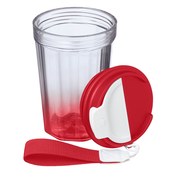 Hampton Travel Tumbler w/ Wrist Strap, 12 oz.