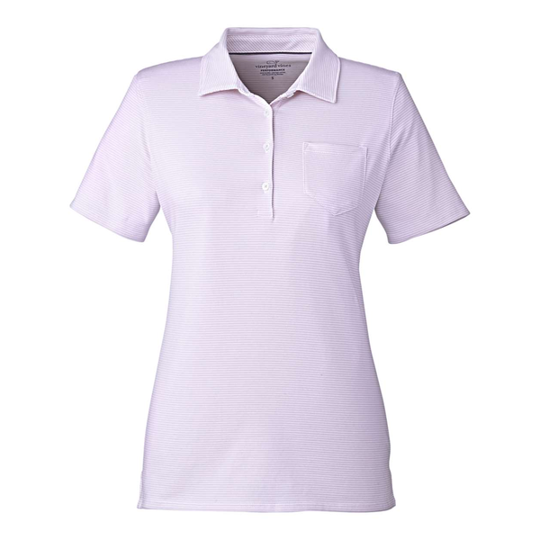 Vineyard Vines® Fanshell Tri-Blend Ladies' Polo
