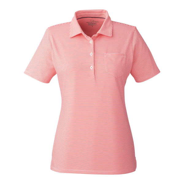 Vineyard Vines® Fanshell Tri-Blend Ladies' Polo