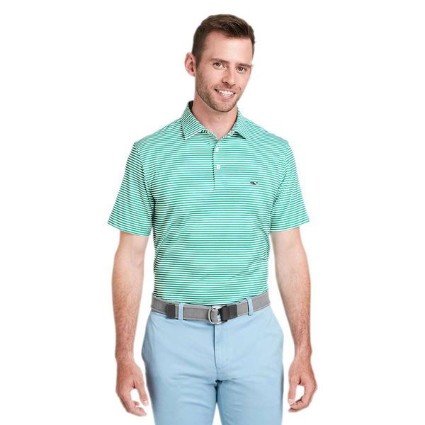 Vineyard Vines® Heathered Poly/Spandex Winstead Sankaty Men's Polo