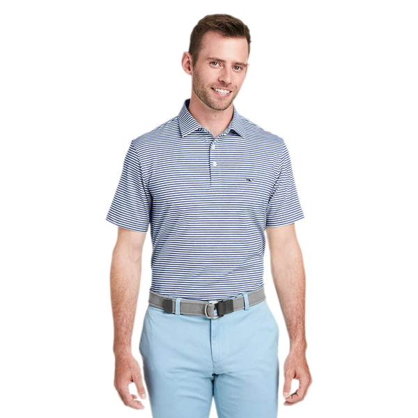Vineyard Vines® Heathered Poly/Spandex Winstead Sankaty Men's Polo