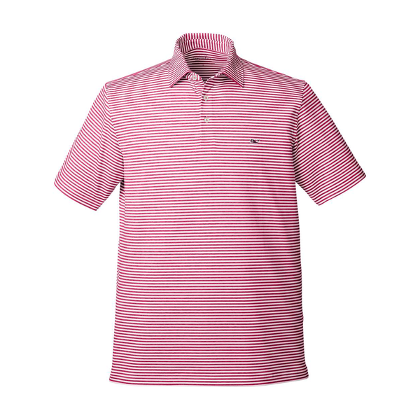 Vineyard Vines® Heathered Poly/Spandex Winstead Sankaty Men's Polo