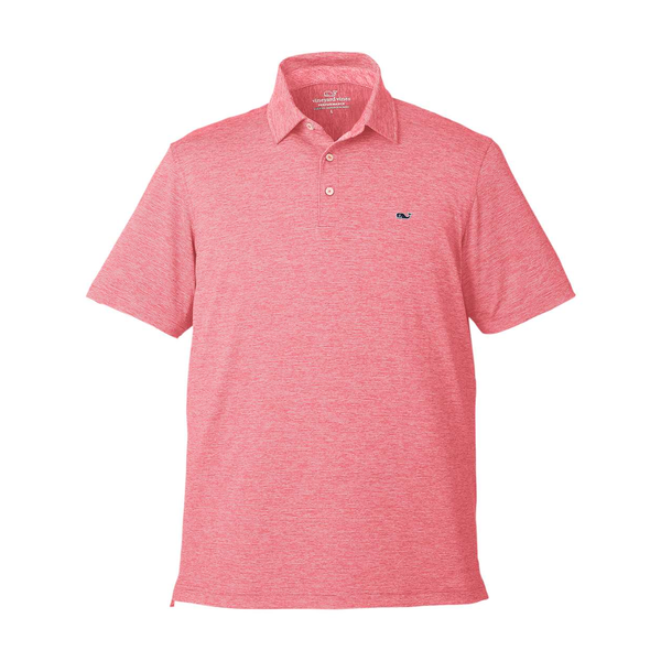 Vineyard Vines® Heathered Destined Stripe Sankaty Men's Polo