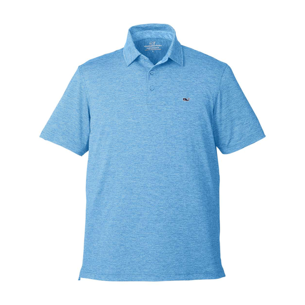 Vineyard Vines® Heathered Destined Stripe Sankaty Men's Polo