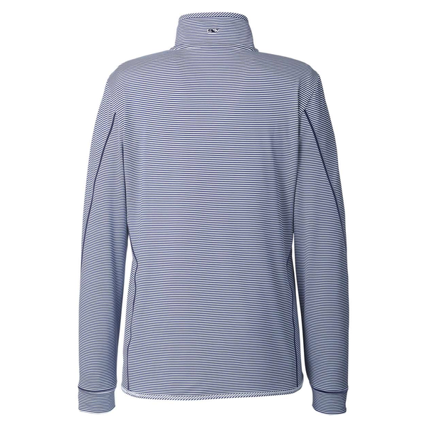 Vineyard Vines® Microstripe Sankaty Half-Zip Ladies' Pullover