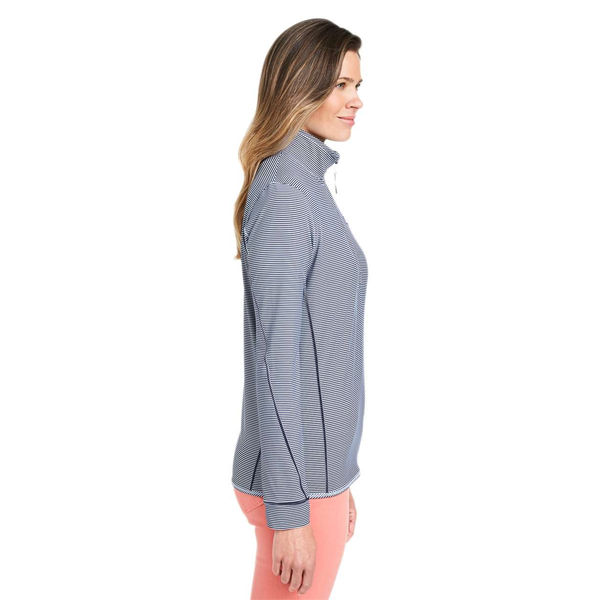 Vineyard Vines® Microstripe Sankaty Half-Zip Ladies' Pullover