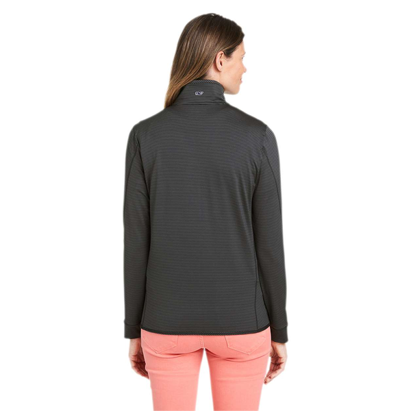 Vineyard Vines® Microstripe Sankaty Half-Zip Ladies' Pullover