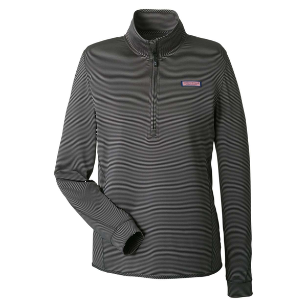 Vineyard Vines® Microstripe Sankaty Half-Zip Ladies' Pullover