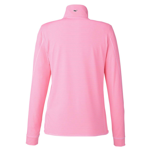 Vineyard Vines® Microstripe Sankaty Half-Zip Ladies' Pullover