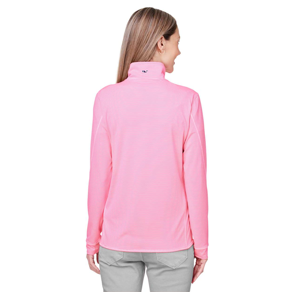Vineyard Vines® Microstripe Sankaty Half-Zip Ladies' Pullover