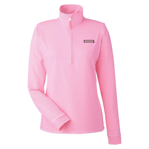 Vineyard Vines® Microstripe Sankaty Half-Zip Ladies' Pullover