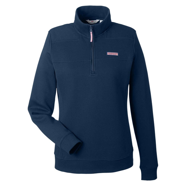 Vineyard Vines® Collegiate Shep Quarter-Zip Ladies' Sweatshirt Pullover