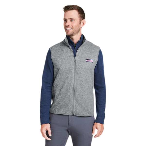 Vineyard Vines® Mountain Polyester Sweater Fleece Men's Vest