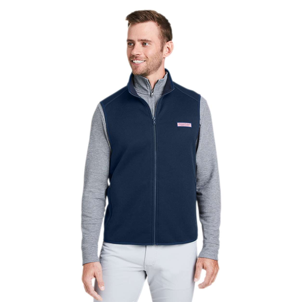 Vineyard Vines® Mountain Polyester Sweater Fleece Men's Vest