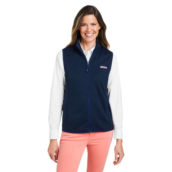 Vineyard Vines® Mountain Polyester Sweater Fleece Ladies' Vest