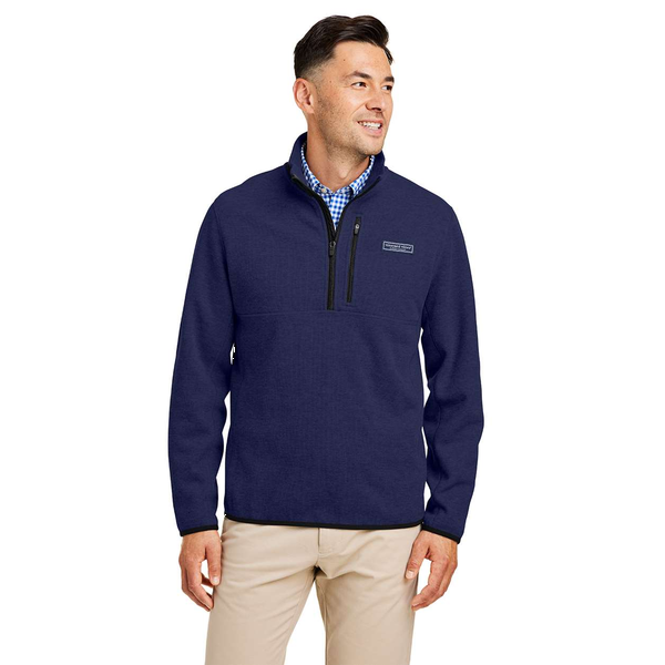 Vineyard Vines® Mountain Sweater Fleece Quarter Zip Men's Pullover