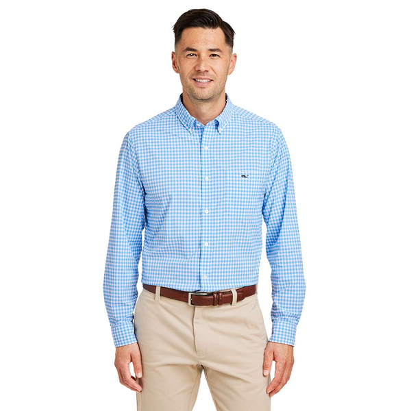Vineyard Vines® On-the-Go Nylon Gingham Men's Shirt