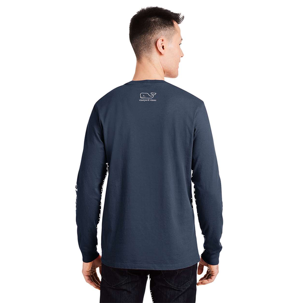 Vineyard Vines® Long Sleeve Pocket Cotton Unisex T-Shirt