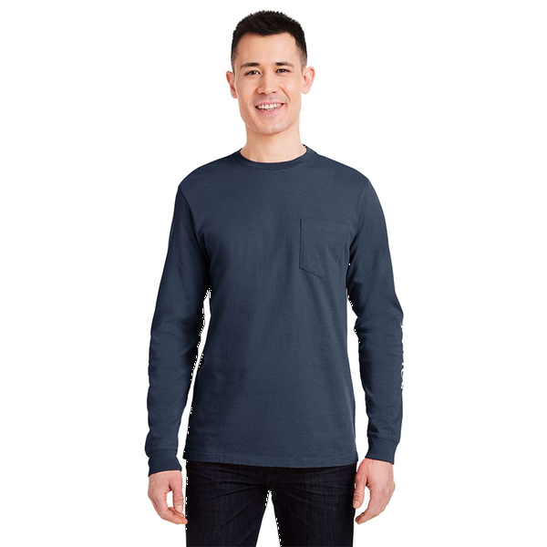 Vineyard Vines® Long Sleeve Pocket Cotton Unisex T-Shirt
