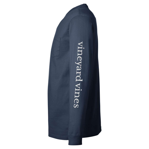 Vineyard Vines® Long Sleeve Pocket Cotton Unisex T-Shirt