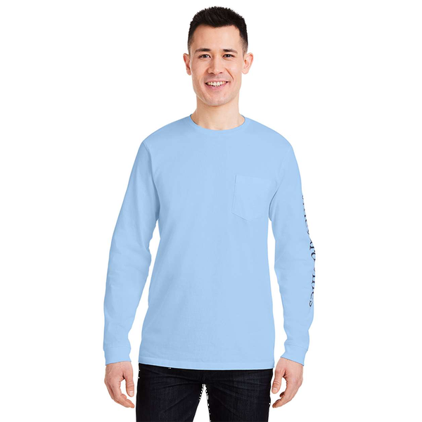 Vineyard Vines® Long Sleeve Pocket Cotton Unisex T-Shirt