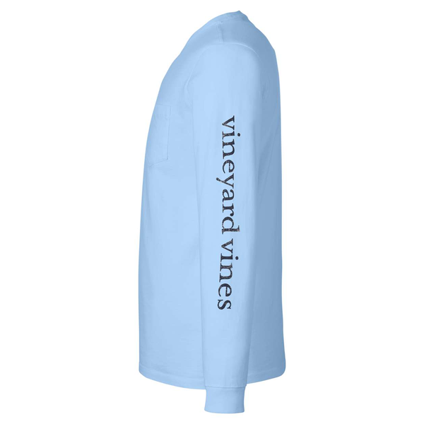 Vineyard Vines® Long Sleeve Pocket Cotton Unisex T-Shirt
