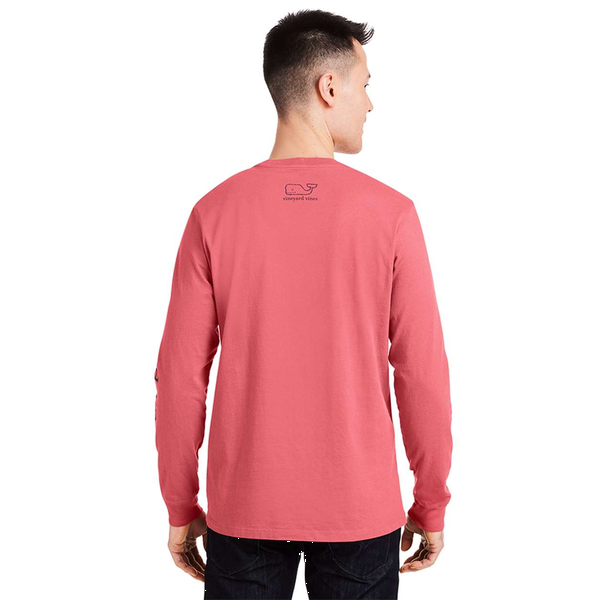 Vineyard Vines® Long Sleeve Pocket Cotton Unisex T-Shirt