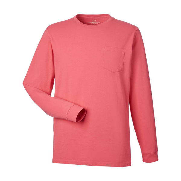 Vineyard Vines® Long Sleeve Pocket Cotton Unisex T-Shirt