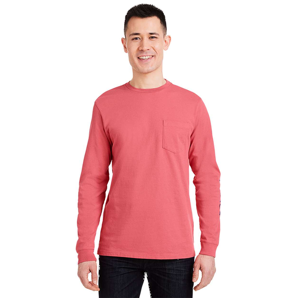 Vineyard Vines® Long Sleeve Pocket Cotton Unisex T-Shirt