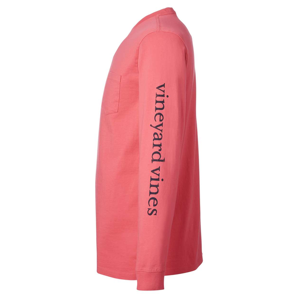 Vineyard Vines® Long Sleeve Pocket Cotton Unisex T-Shirt