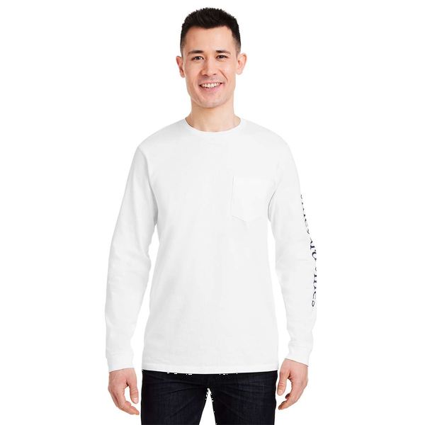 Vineyard Vines® Long Sleeve Pocket Cotton Unisex T-Shirt