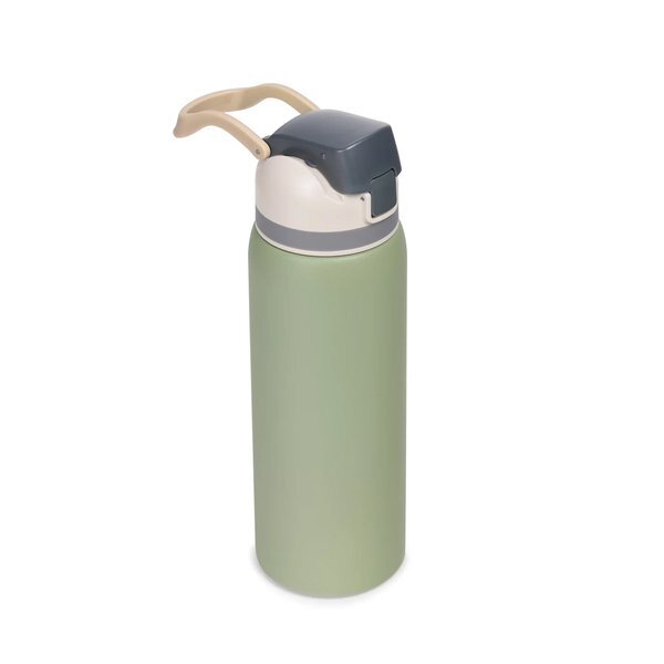 Three-Toned Stainless Steel Straw Bottle, 27 oz.