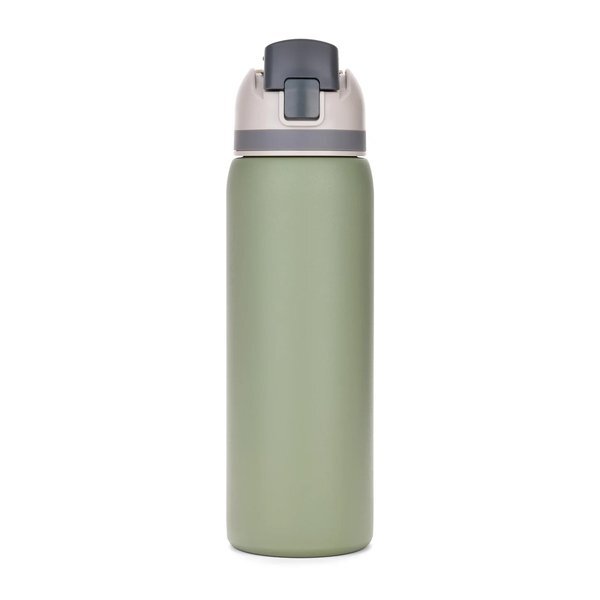 Three-Toned Stainless Steel Straw Bottle, 27 oz.