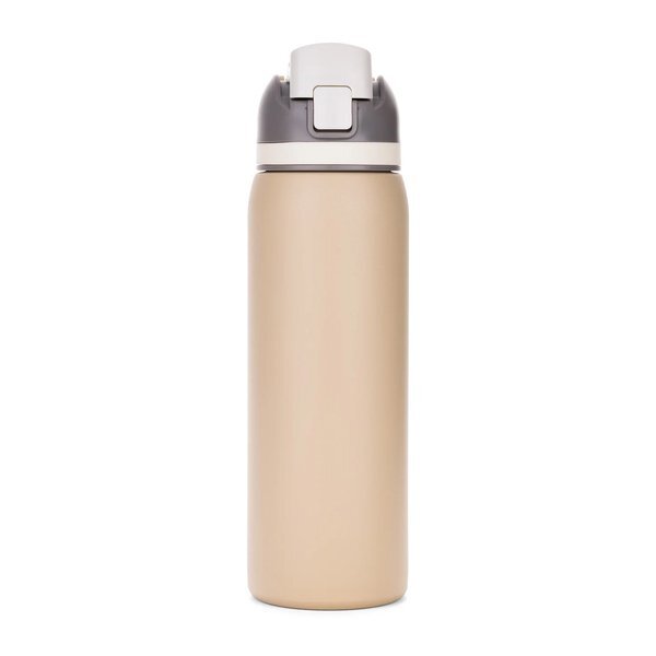 Three-Toned Stainless Steel Straw Bottle, 27 oz.