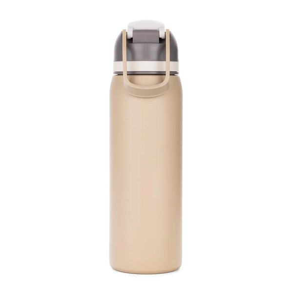 Three-Toned Stainless Steel Straw Bottle, 27 oz.